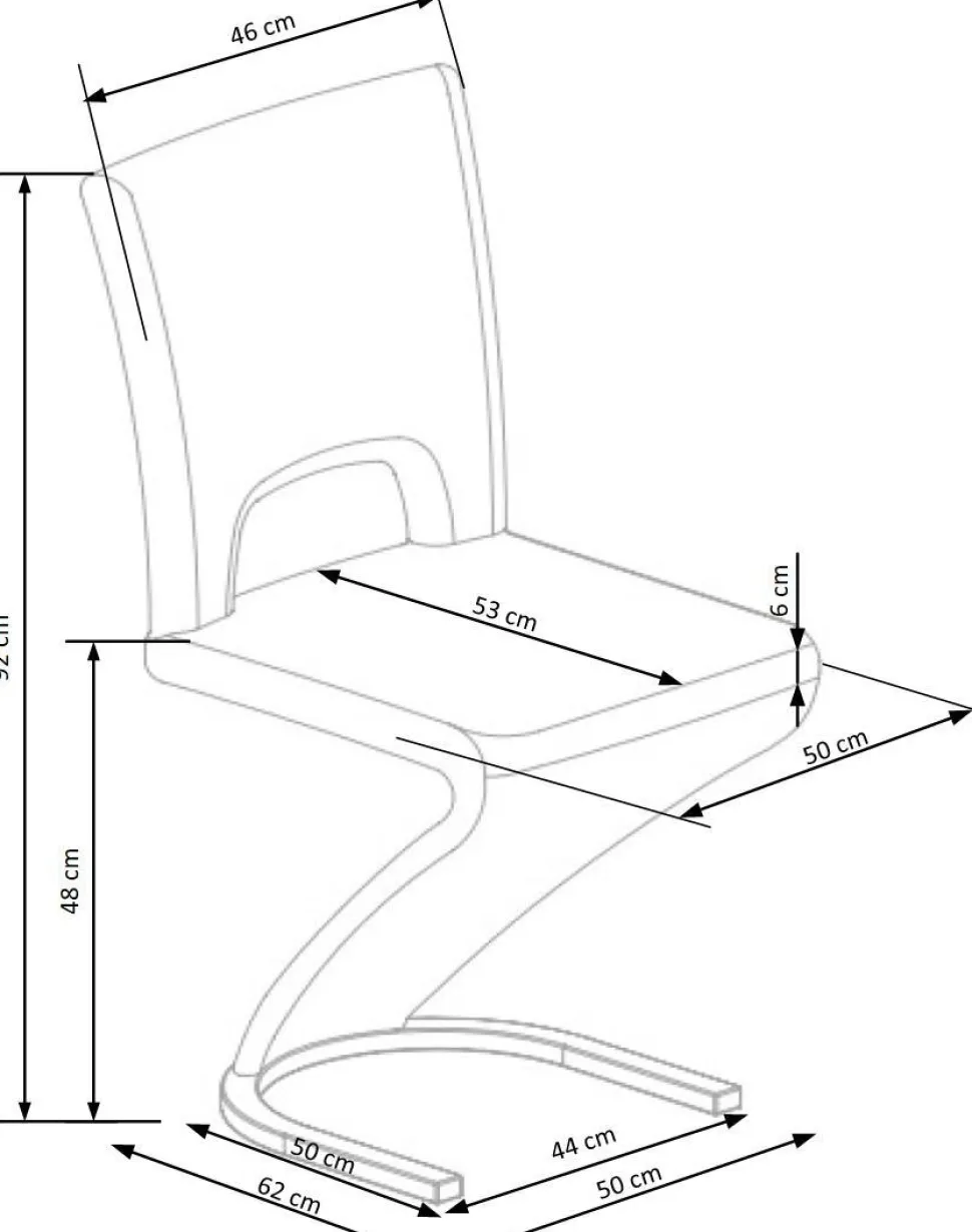 Krzesło Beate szare/czarne