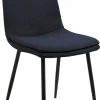Krzesło Becca granatowe tkanina Basel  8952