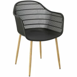 Krzesło Becker czarne/naturalne skandynawskie