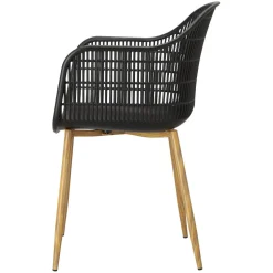 Krzesło Becker czarne/naturalne skandynawskie