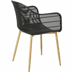 Krzesło Becker czarne/naturalne skandynawskie