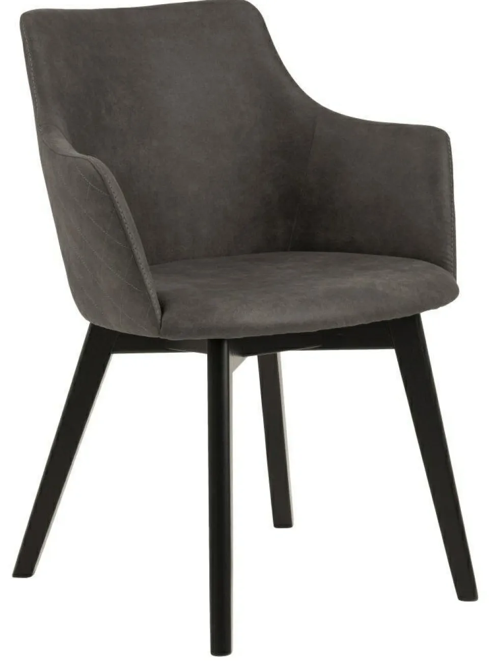 Krzesło Bella Anthracite tapicerowane