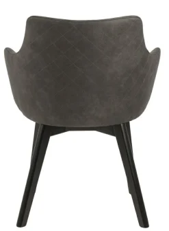 Krzesło Bella Anthracite tapicerowane