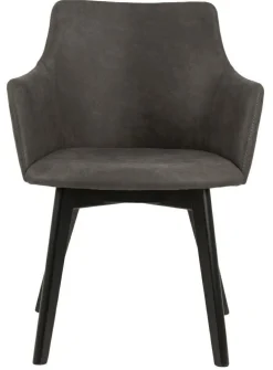 Krzesło Bella Anthracite tapicerowane