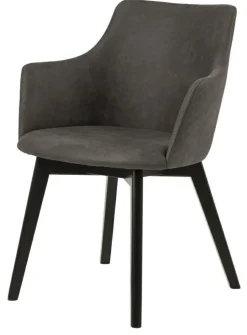 Krzesło Bella Anthracite tapicerowane