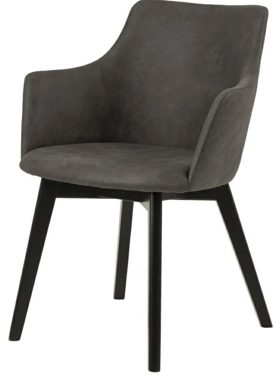 Krzesło Bella Anthracite tapicerowane