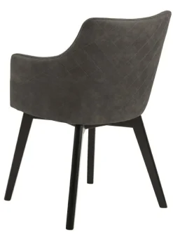 Krzesło Bella Anthracite tapicerowane