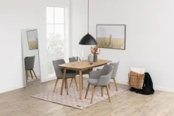 Krzesło Bella Anthracite tapicerowane