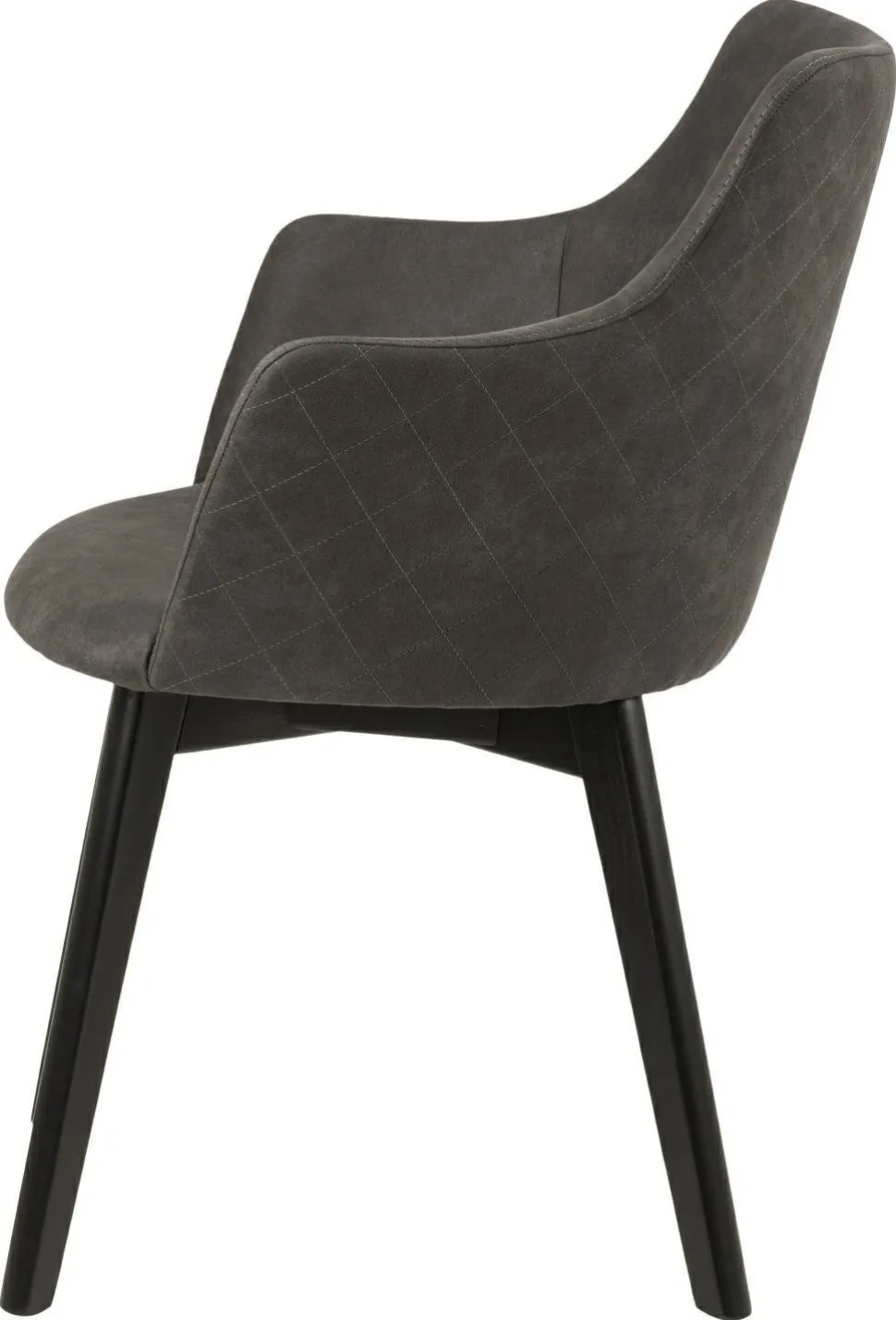 Krzesło Bella Anthracite tapicerowane