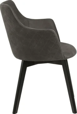 Krzesło Bella Anthracite tapicerowane