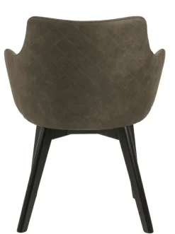 Krzesło Bella Olive Green tapicerowane