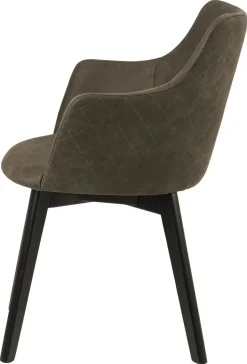 Krzesło Bella Olive Green tapicerowane