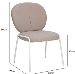 Krzesło Bianco szare