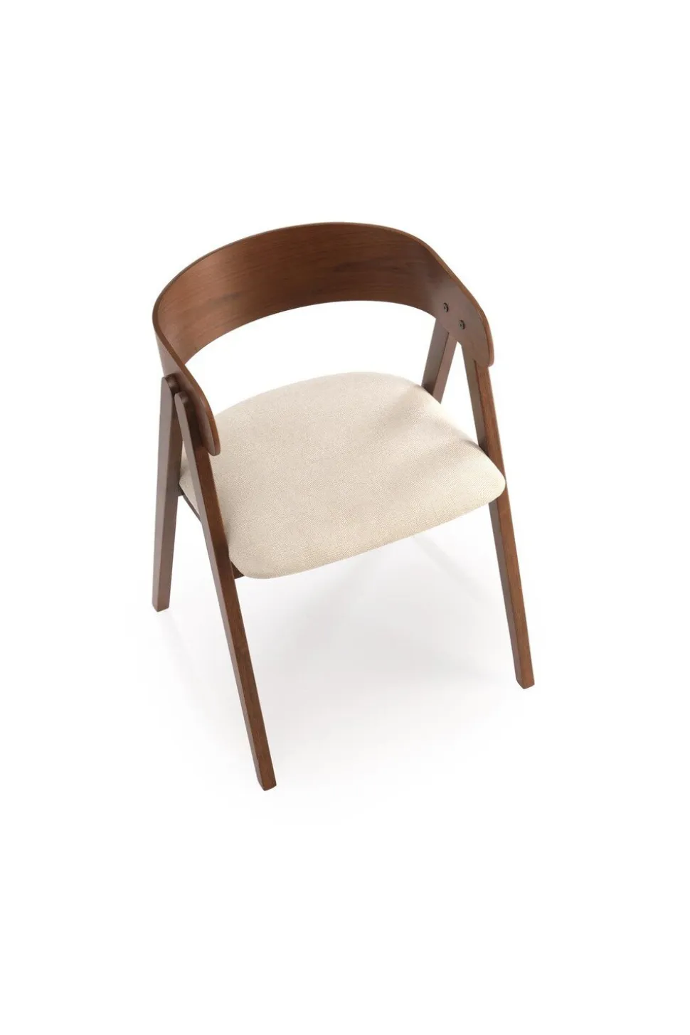 Krzesło Bissel orzechowy/beżowy