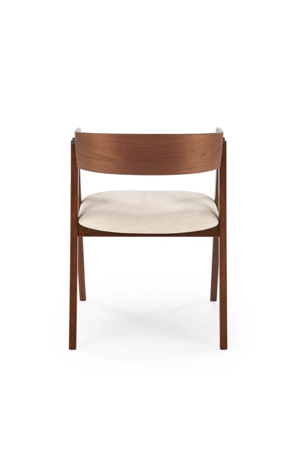 Krzesło Bissel orzechowy/beżowy