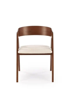 Krzesło Bissel orzechowy/beżowy