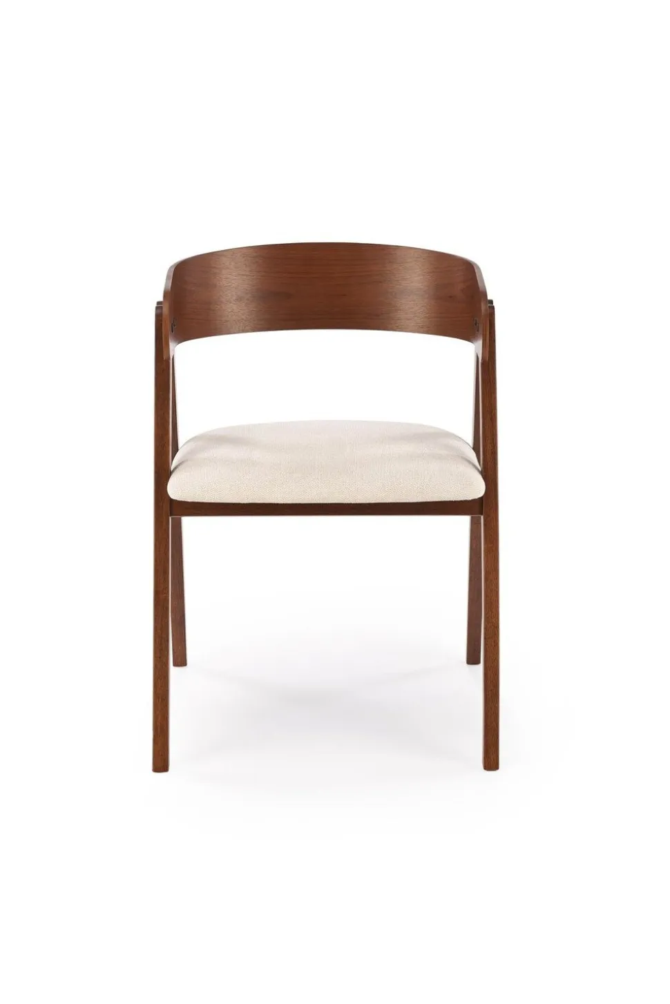 Krzesło Bissel orzechowy/beżowy