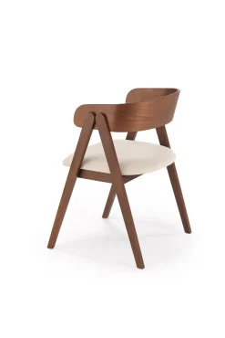 Krzesło Bissel orzechowy/beżowy