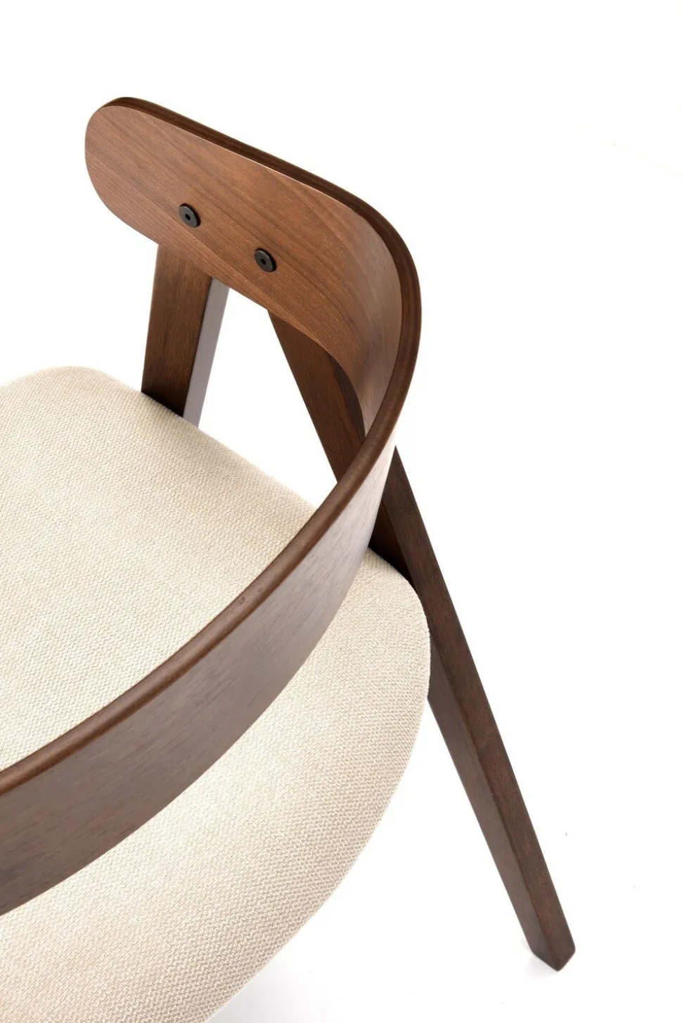 Krzesło Bissel orzechowy/beżowy