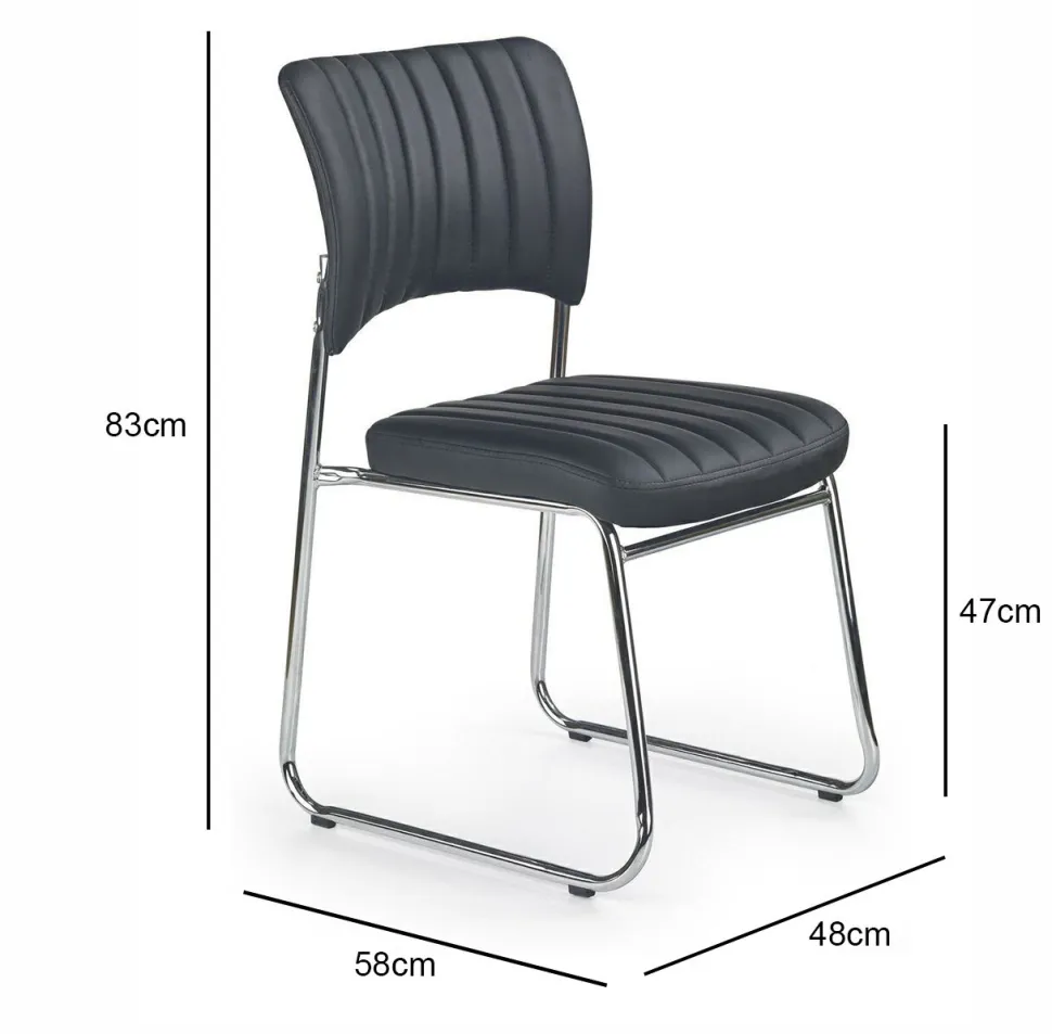 Krzesło biurowe Rapid czarne