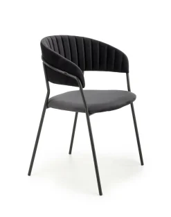 Krzesło Black Glam czarne