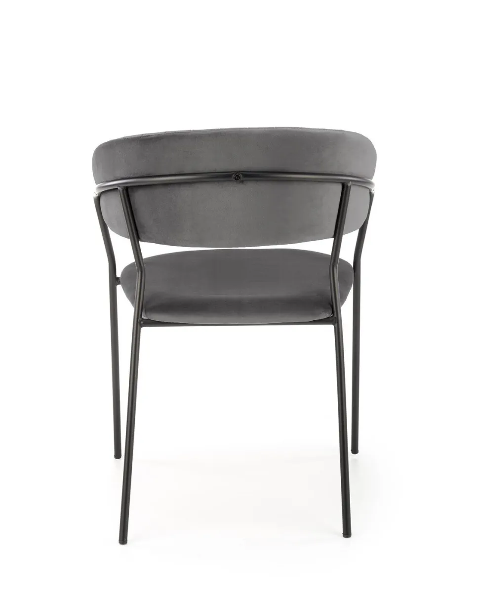 Krzesło Black Glam szare