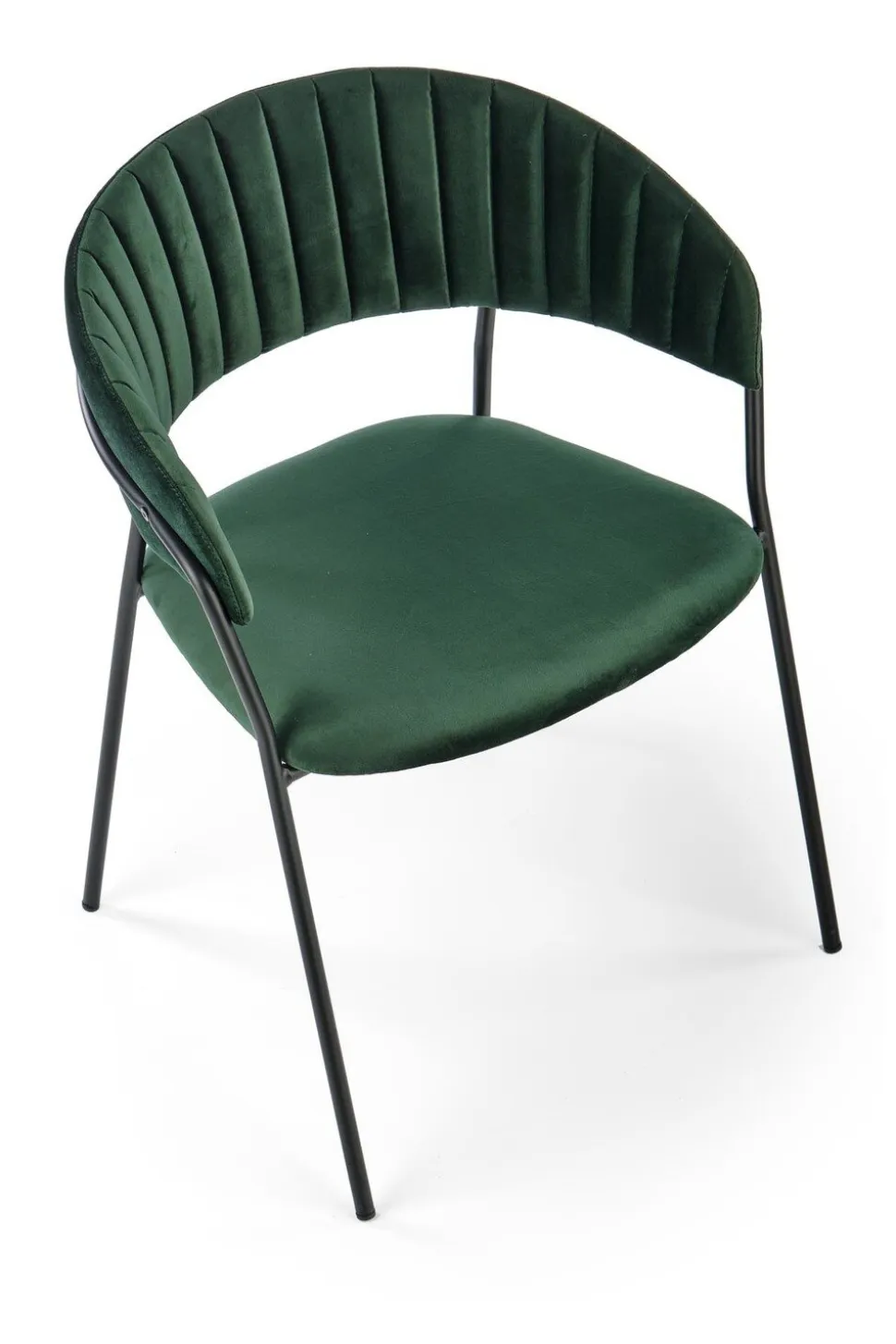 Krzesło Black Glam zielone