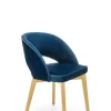 Krzesło Blanche dąb/ granatowe Monolith