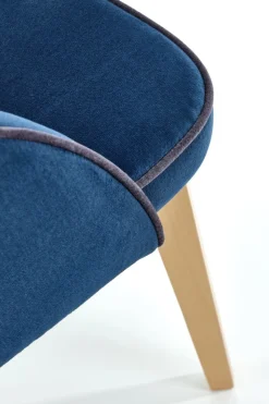 Krzesło Blanche dąb/ granatowe Monolith