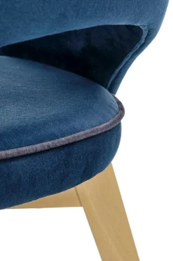 Krzesło Blanche dąb/ granatowe Monolith