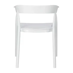 Krzesło Bow białe z tworzywa