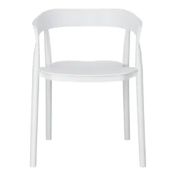 Krzesło Bow białe z tworzywa