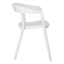 Krzesło Bow białe z tworzywa