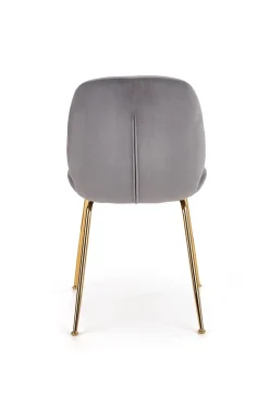 Krzesło Brema szare/złote