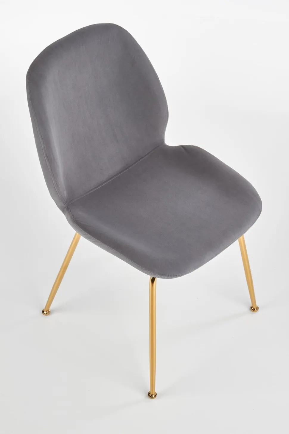 Krzesło Brema szare/złote