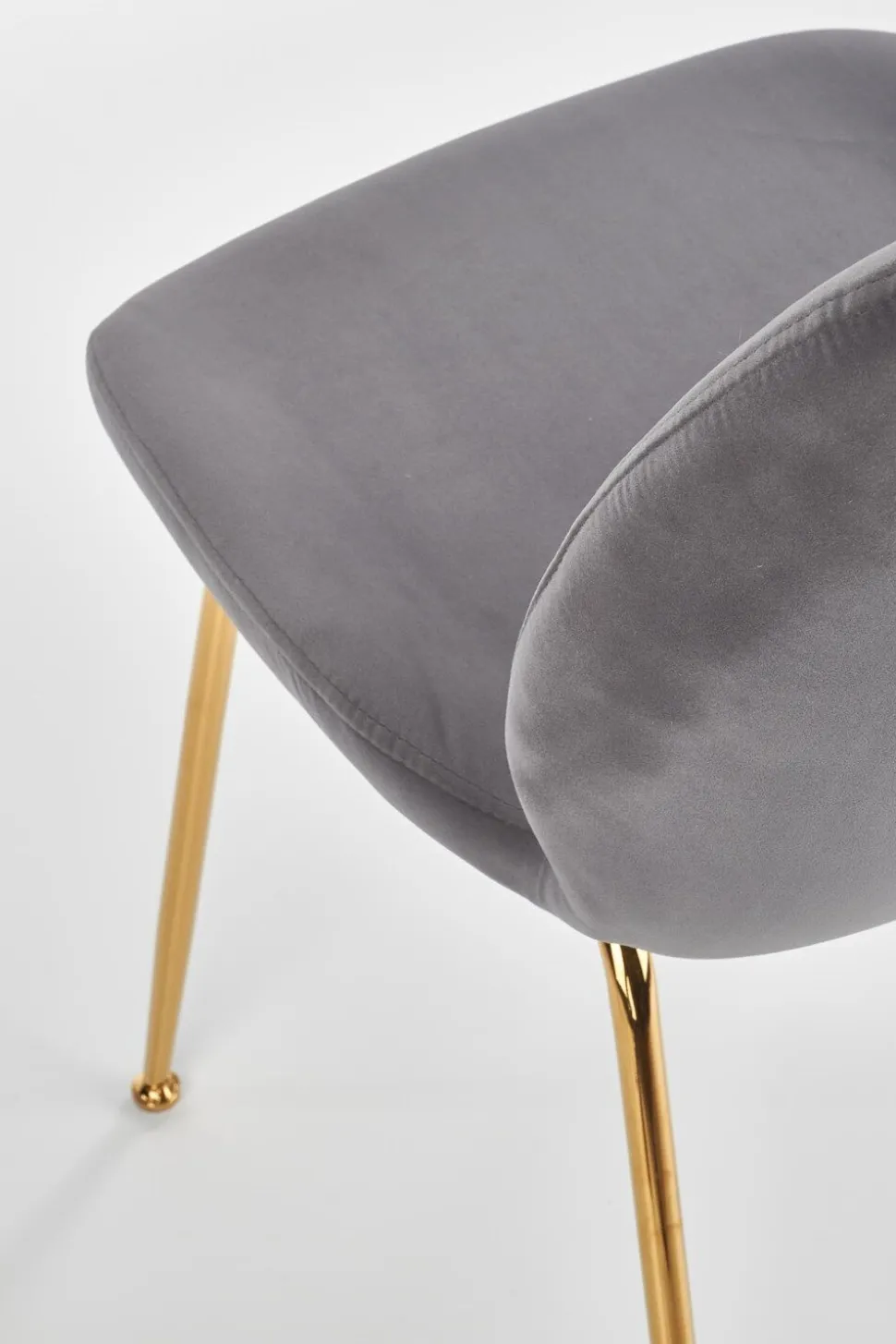 Krzesło Brema szare/złote