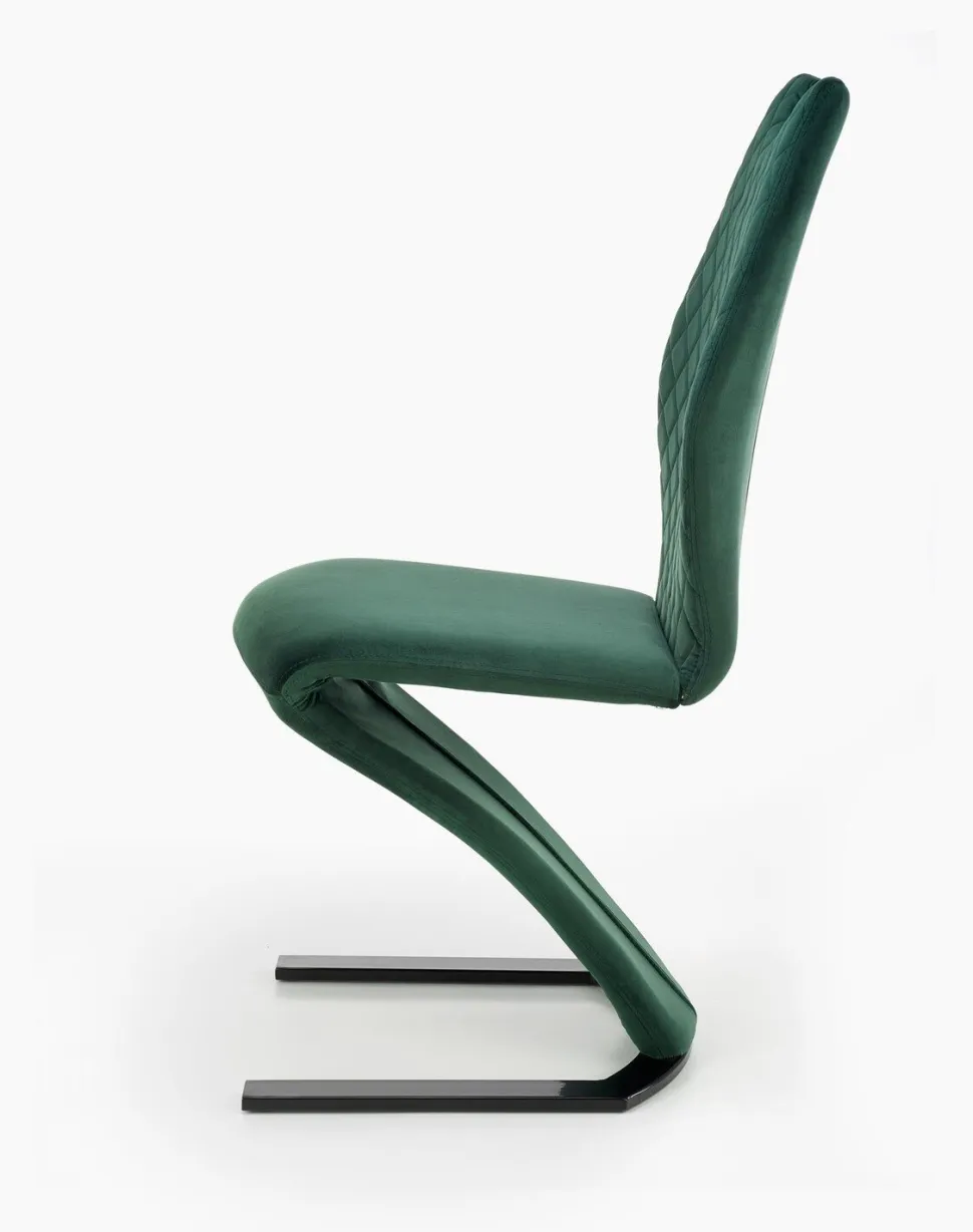 Krzesło Brigitte zielone