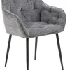 Krzesło Brooke antracytowe