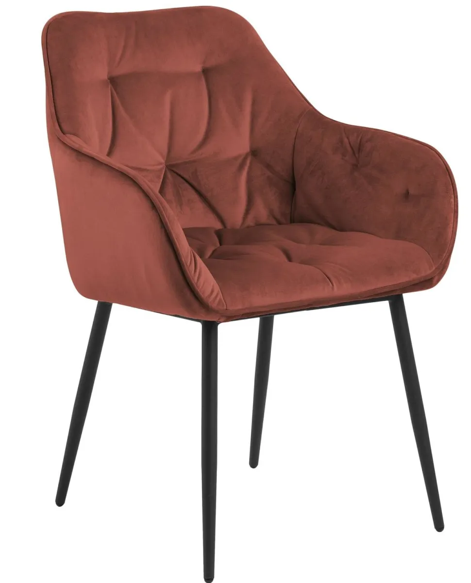 Krzesło Brooke VIC Coral 76AC tapicerowane