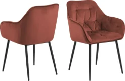 Krzesło Brooke VIC Coral 76AC tapicerowane