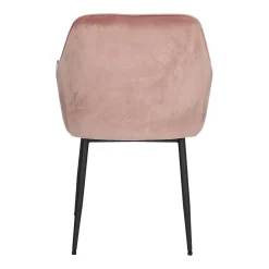 Krzesło Brooke VIC Dusty Rose tapicerowane