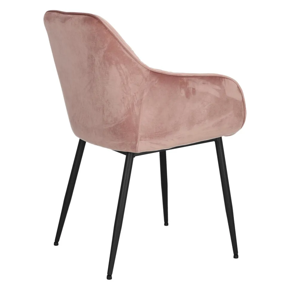 Krzesło Brooke VIC Dusty Rose tapicerowane