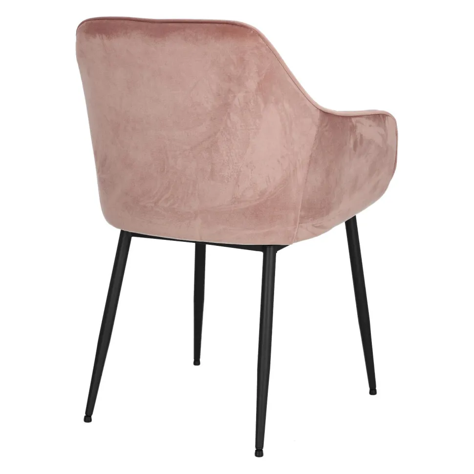 Krzesło Brooke VIC Dusty Rose tapicerowane