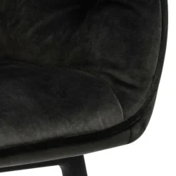 Krzesło Brooke VIC Grey/Brown tapicerowane