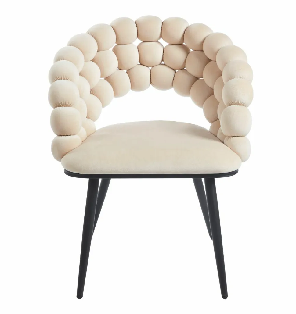 Krzesło Bulle VIC beżowe