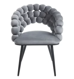 Krzesło Bulle VIC szare