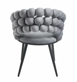 Krzesło Bulle VIC szare