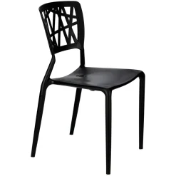 Krzesło Bush inspirowane Viento Chair czarne