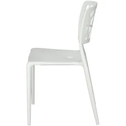 Krzesło Bush inspirowane Viento Chair białe