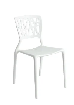 Krzesło Bush inspirowane Viento Chair białe